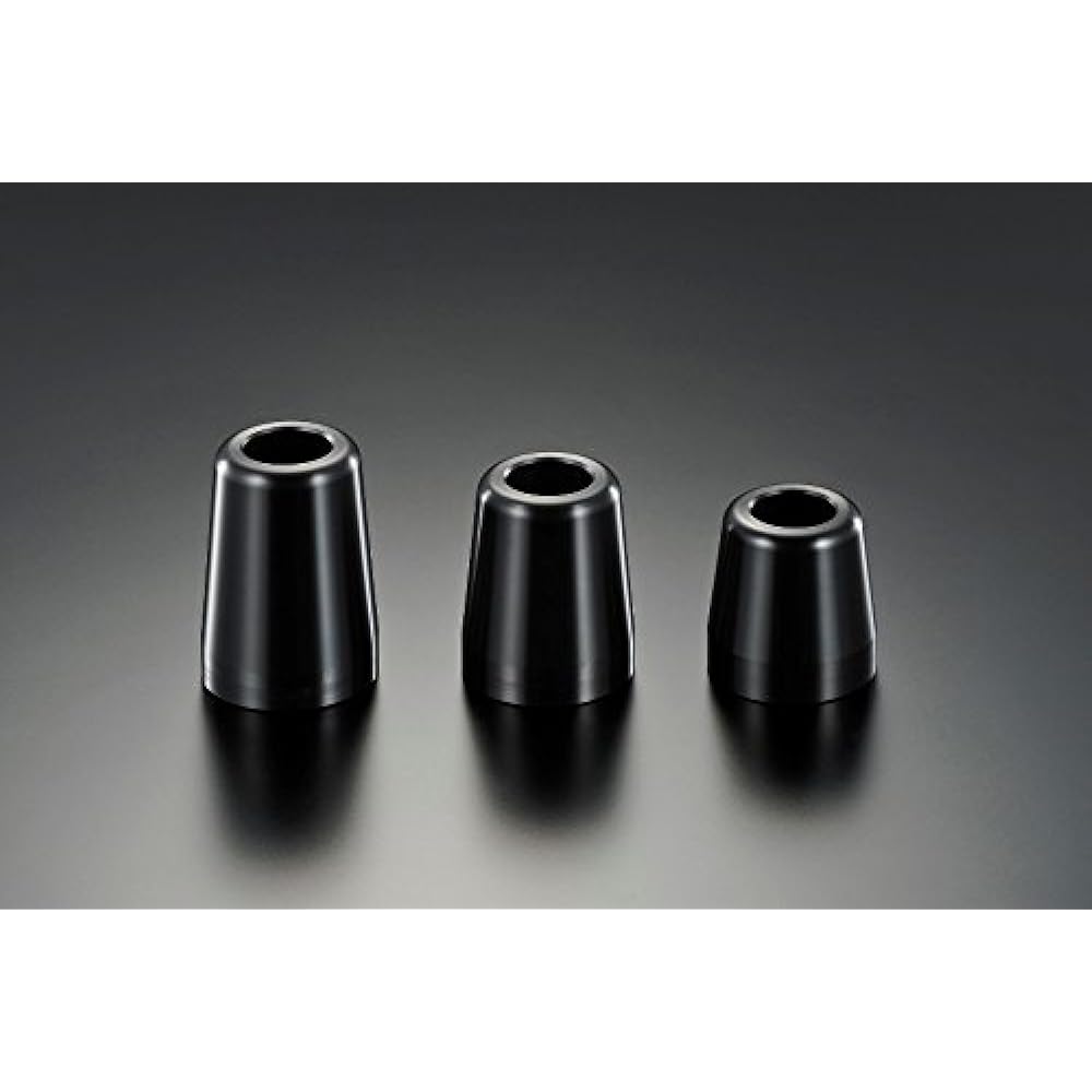 AGRAS Slider Repair No Logo Frame (Cone Type) Mounting Hole Diameter: 10mm Total Length: 60mm Outer Diameter: 60mm Duracon: Black 342-060-P60B