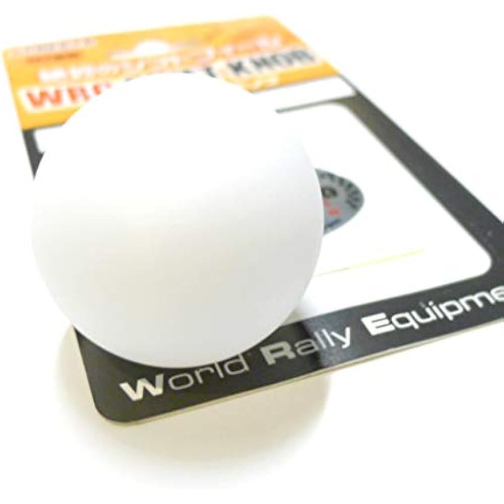 PRESTO RALLY RACING WRC Shift Knob Spherical M10x1.25 White Nissan/Mitsubishi Vehicles etc. PH-200B003W