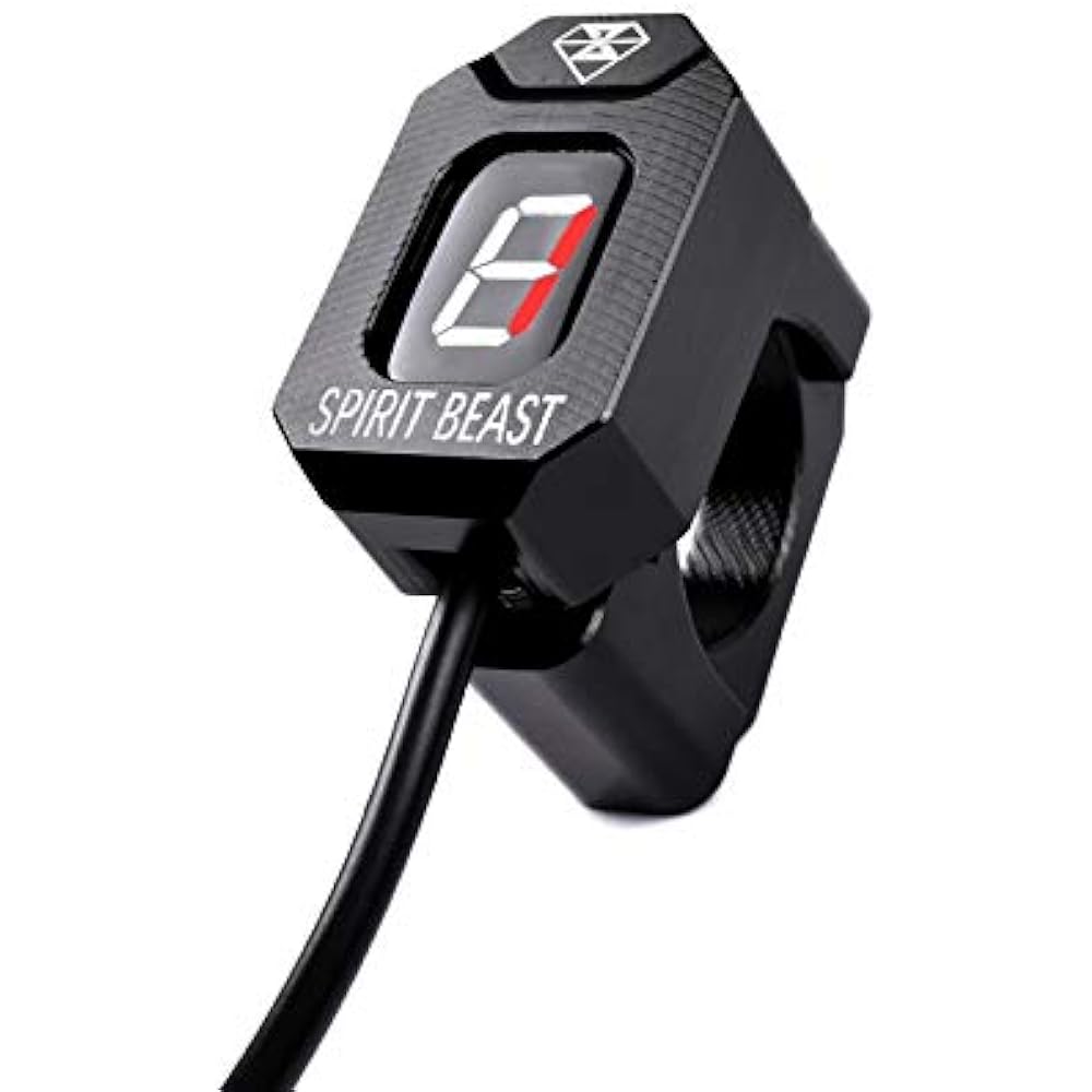 Suzuki GSXR600 1997-2019 GSXR750 1996-2019 GSXR1000 2001-2016 K1 K2 K3 K4 K5 K6 K7 K8 K9 K11 Motorcycle Gear Indicator LED 1-6 Level Display Shift Light Bike Meter With Honda Red S-02