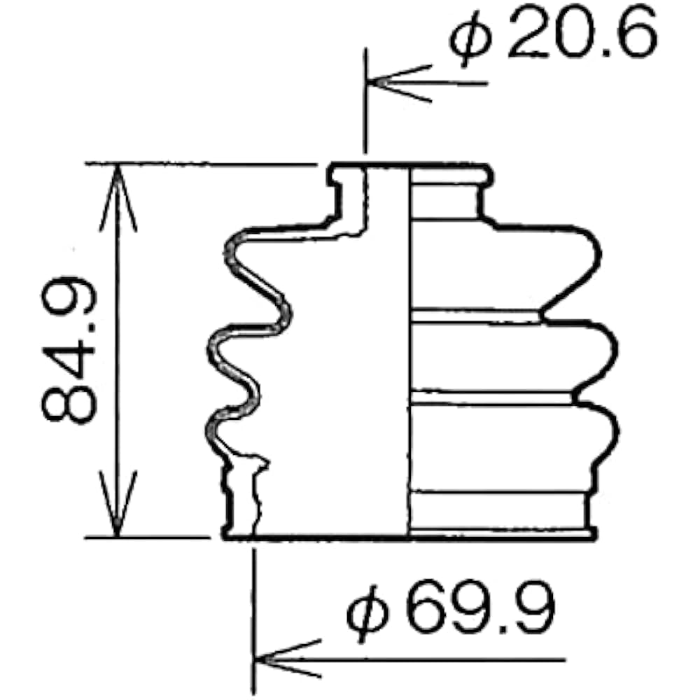 Speasy Drive Shaft Boots Outer CV Joint Boots BAC-KE12R