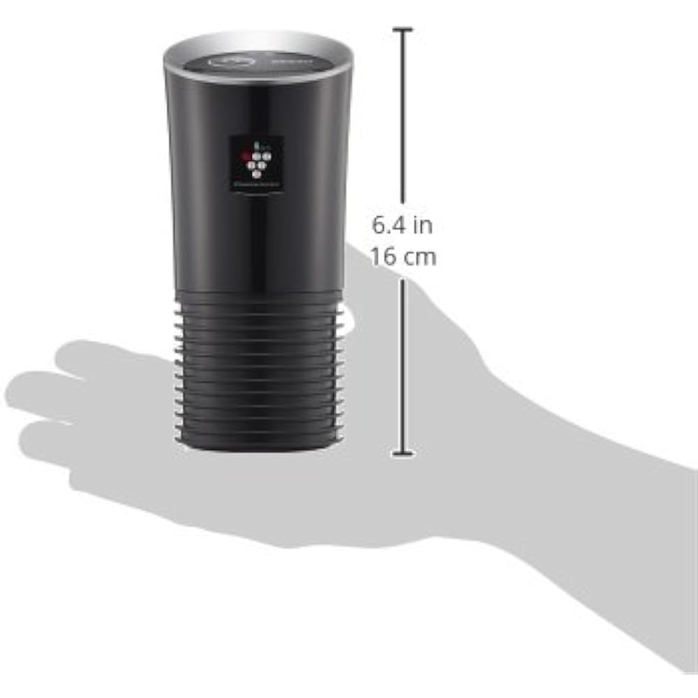 DENSO Car Air Purifier Plasmacluster Ion Generator Cup Type Black 044780-172 PCDNT-B
