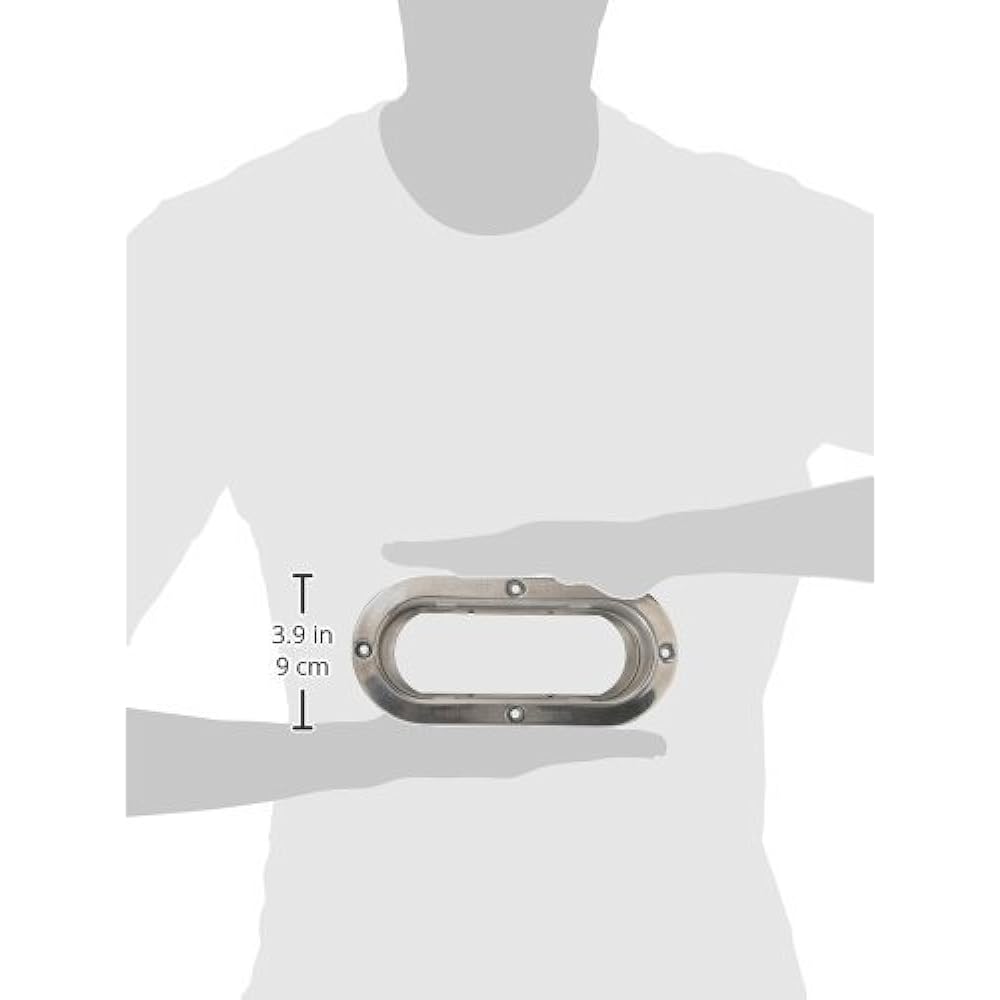 GROTE 43723 Theft prevention flange (6 inch elliptical light, for steel)