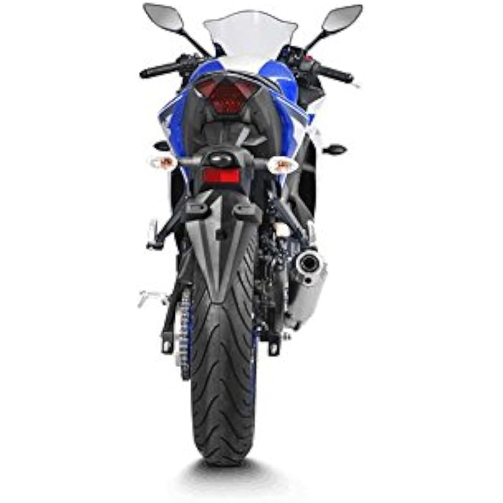 AKRAPOVIC Muffler Racing Line (Stainless Steel) YZF-R3/25(14-16), MT-03/25(16) S-Y2R1-CUBSS