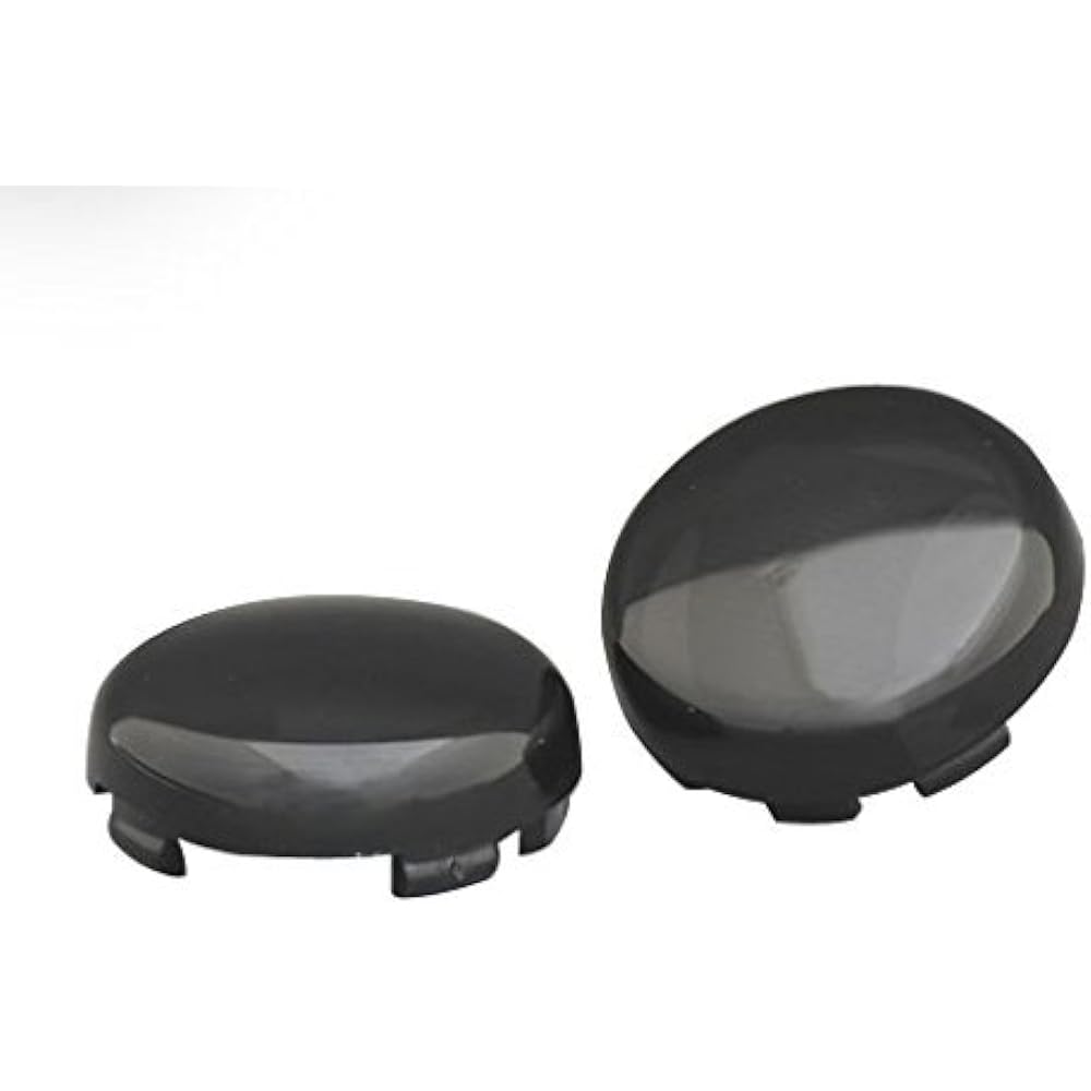 Kijima Motorcycle Turn Signal Lens Harley Dark Smoke Bullet Type Turn Signal Set of 2 HD-01288