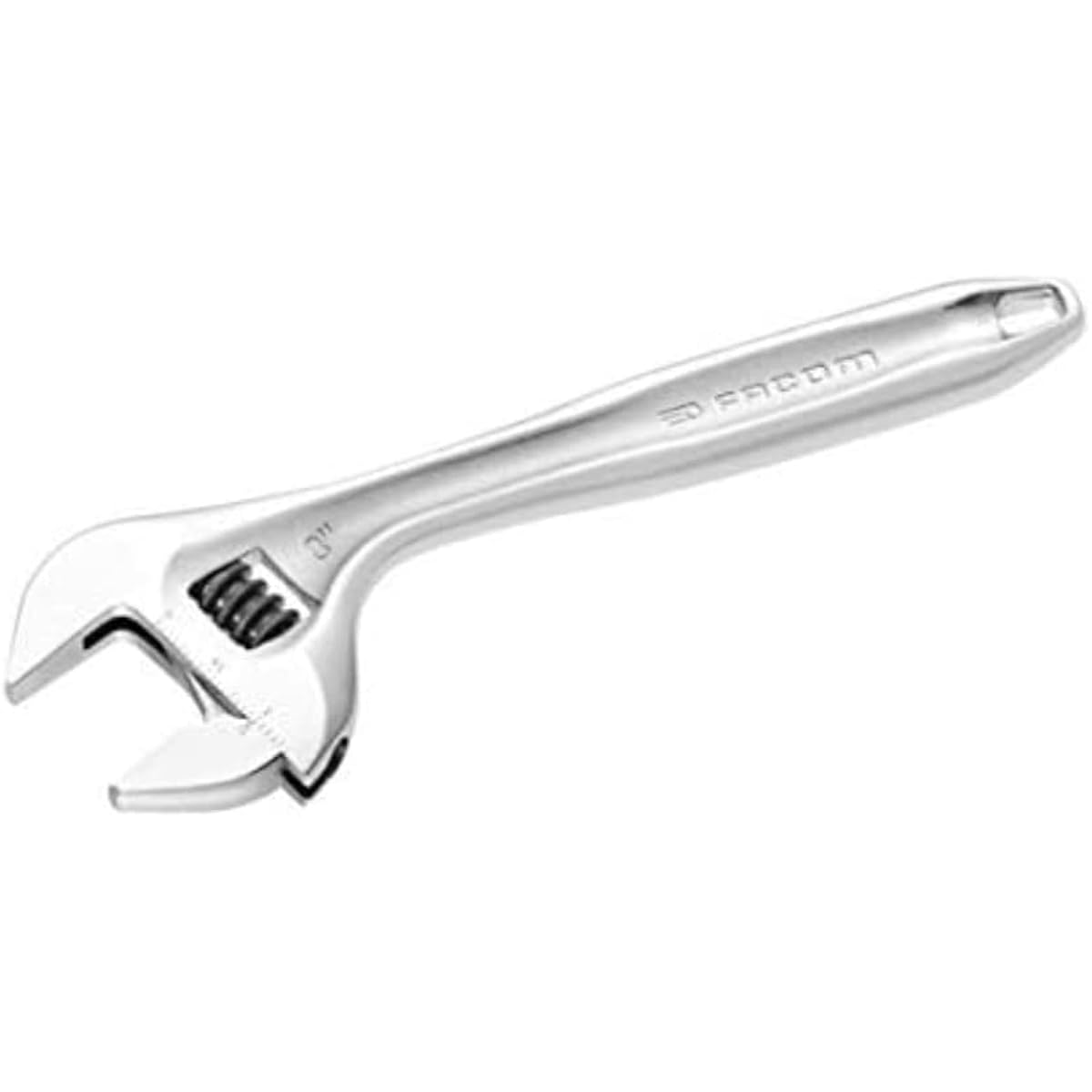 FACOM Monkey Wrench 450mm Maximum Opening 63mm Adjustment Wrench 101.18 With Adjustment Release Function Super Convenient Can Be Aligned to Nuts Instantly Chrome Plated Finish FACOM