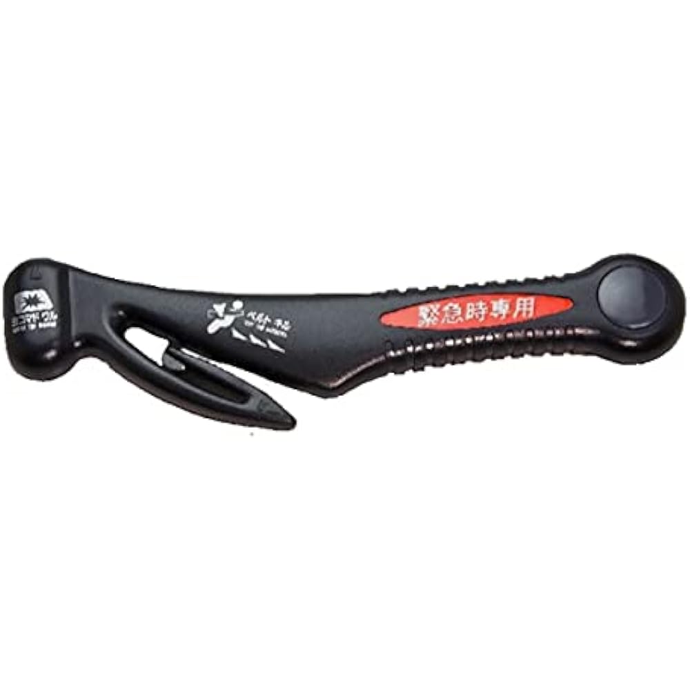 Hasegawa Knives Hammer Rescue Emergency Escape Escape Tool Black DT-30-B