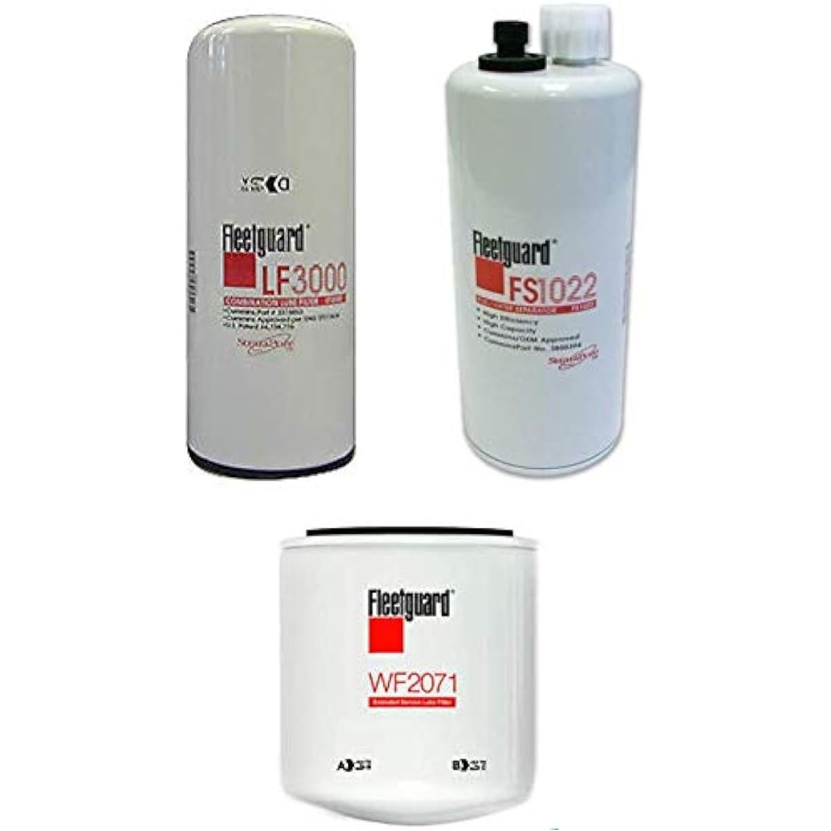 MK12389 Fleetguard Maintenance Kit For Cummins (LF3000 - FS1022 - WF2071)