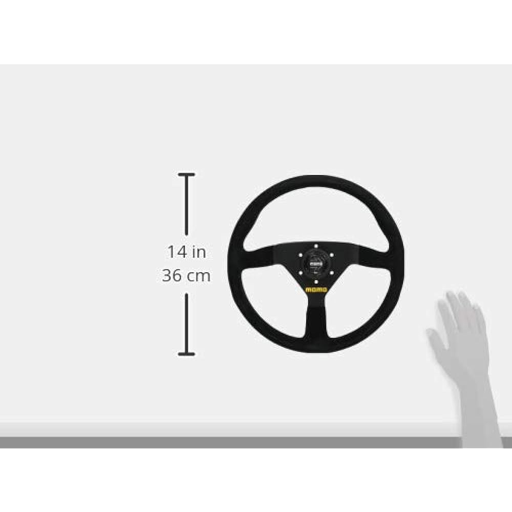 MOMO Steering MOD.78 35 pie BK/Suede M-45