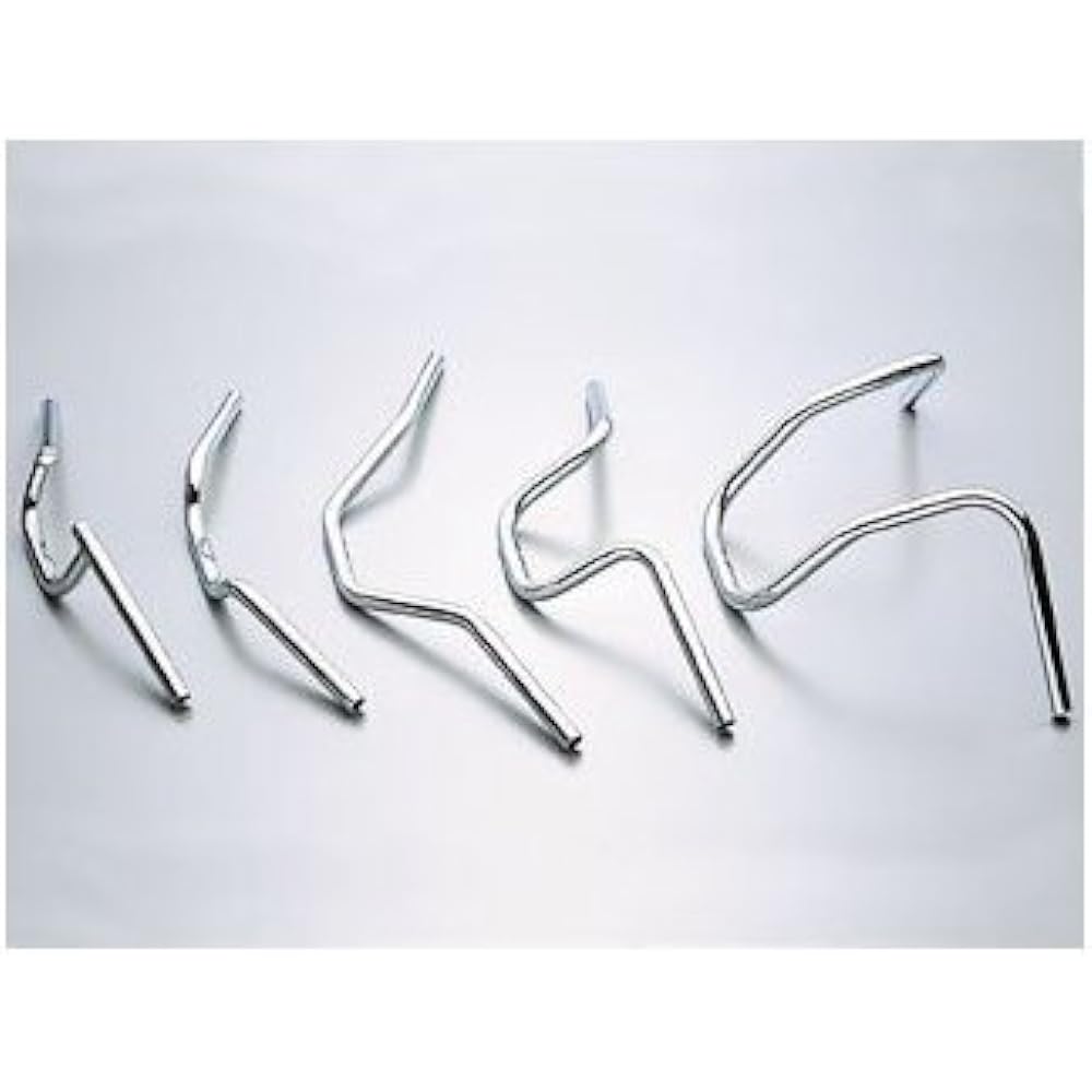 HURRICANE Handlebar P7/8 inch Mini Semi-up Chrome Plated HB0026C-01
