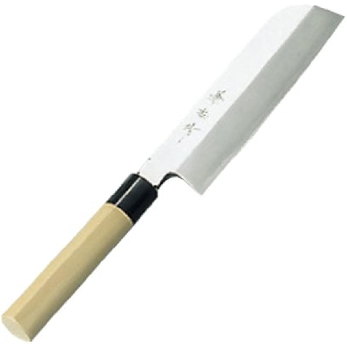 Kanematsu made Japanese steel sickle-shaped thin blade knife 18cm