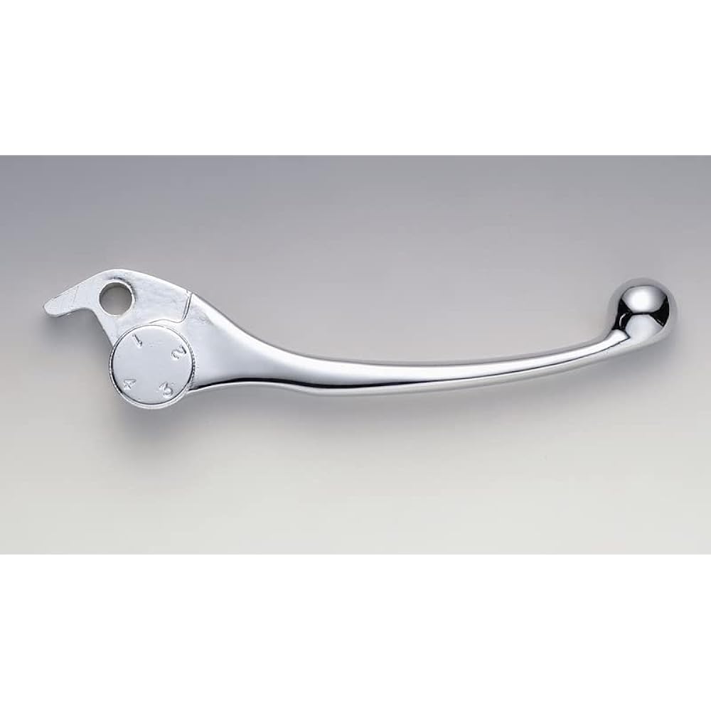 Kijima Motorcycle Bike Parts Lever Brake Right Adjustment Yamaha/Suzuki/Kawasaki Universal Plated 202-308MR