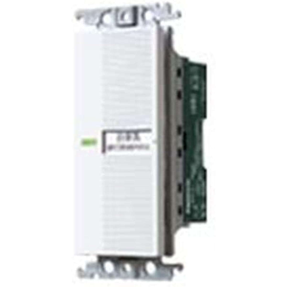 Panasonic Cosmo Series Wide 21 Embedded Electronic Toilet Ventilation Switch, Interlocked with Lighting and Ventilation Fan, Ventilation Fan Turn Off Delay 0 to Approx. 30 Minutes, Variable White WTC5383WK