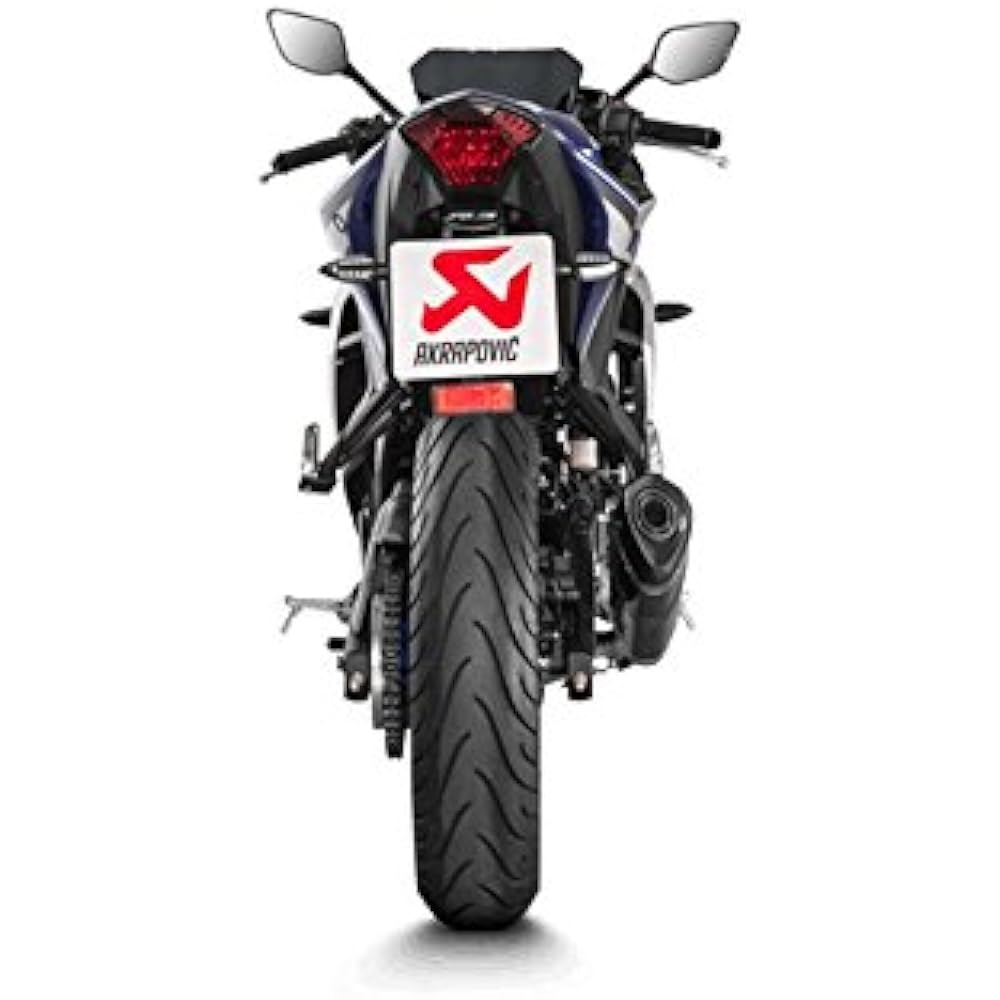 AKRAPOVIC Full Exhaust Muffler Racing Line Carbon YZF-R25 (14-20)/R3 (15-20), MT-25/03 (15-20)
