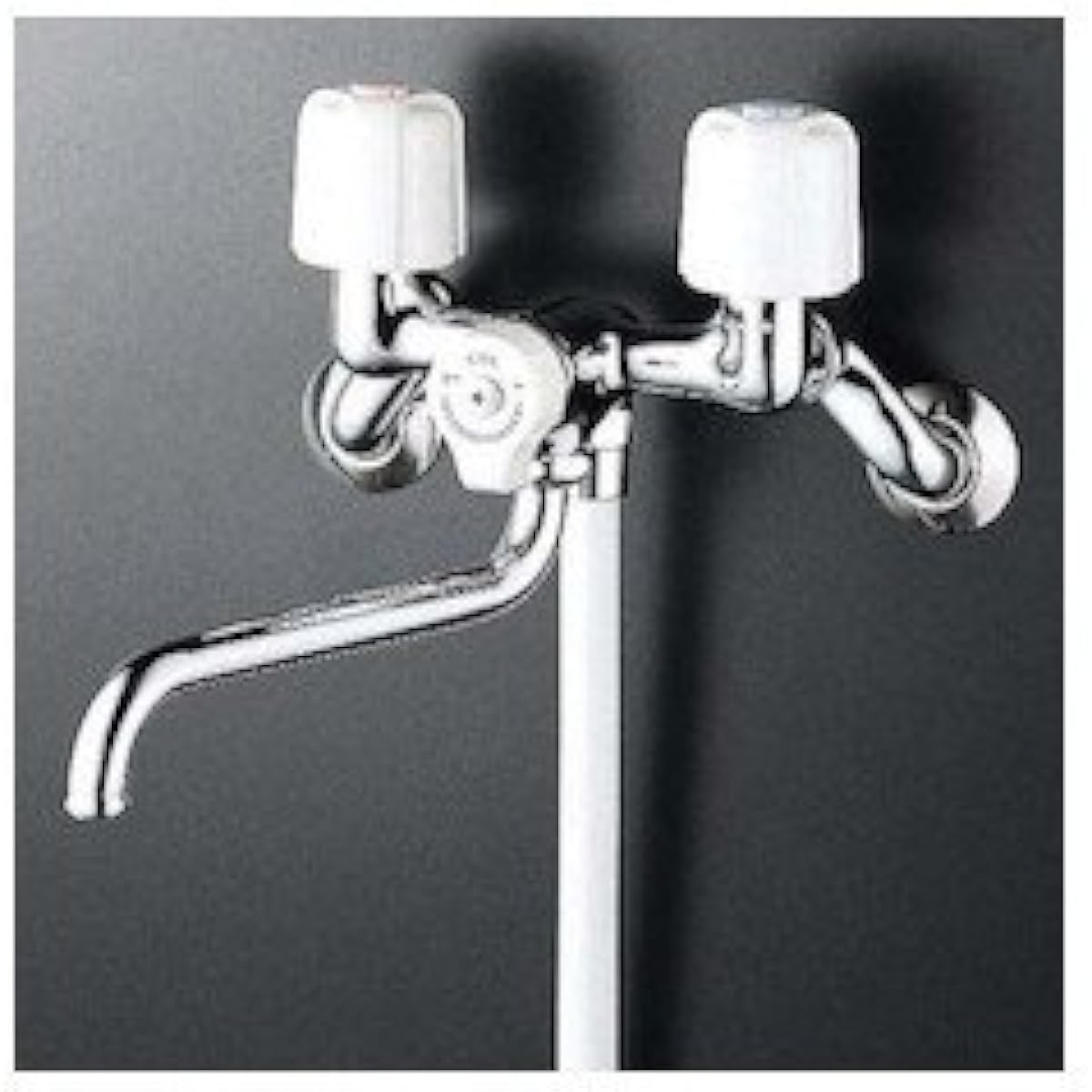 KVK 2 handle shower mixer faucet with 300mm pipe KF30N2-R30