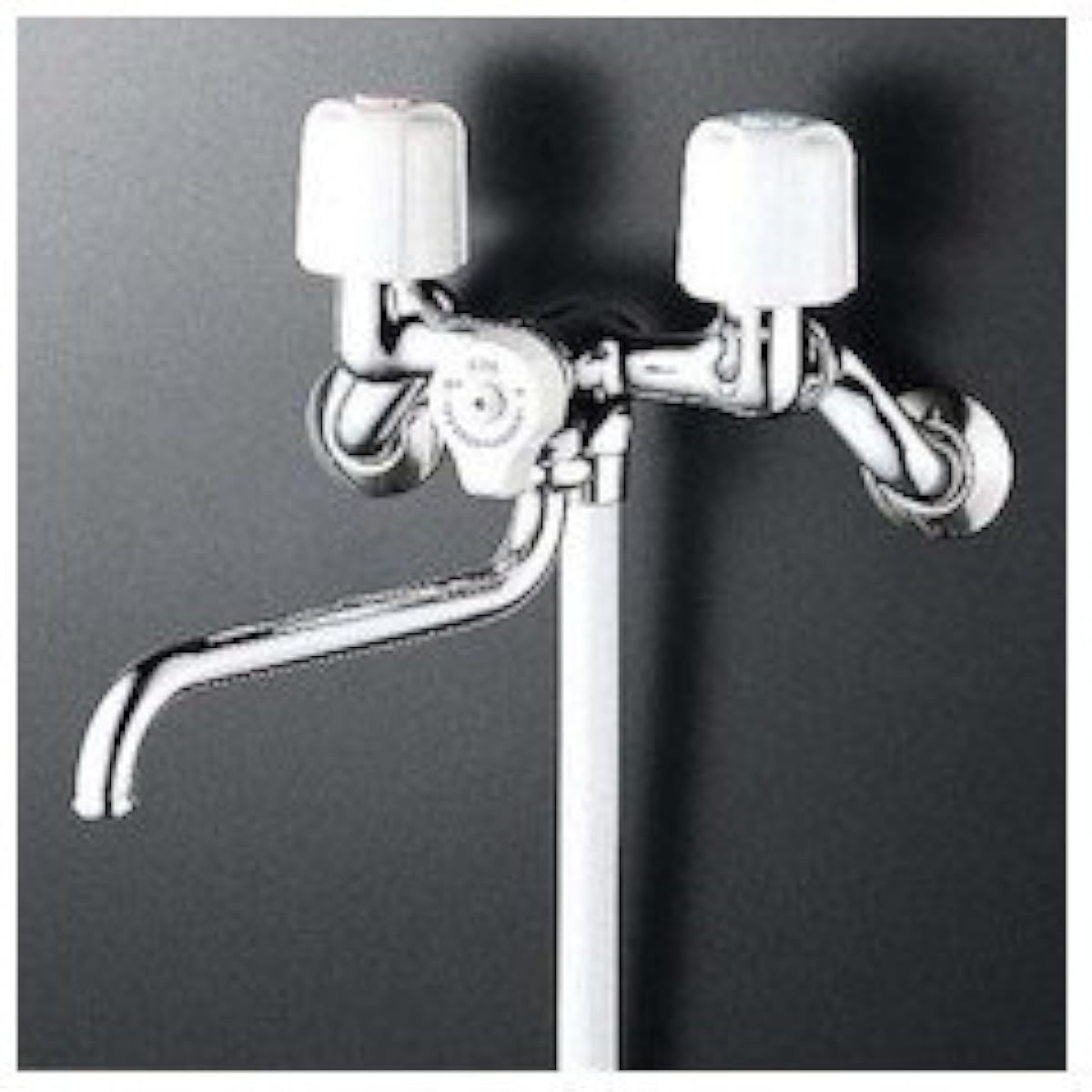 KVK 2 handle shower mixer faucet with 240mm pipe KF30N2-R24