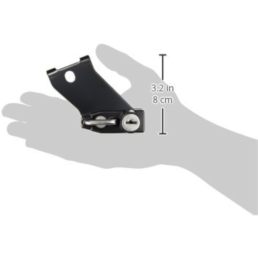 Kijima Motorcycle Bike Parts Helmet Lock Diavel Black HDC-05003