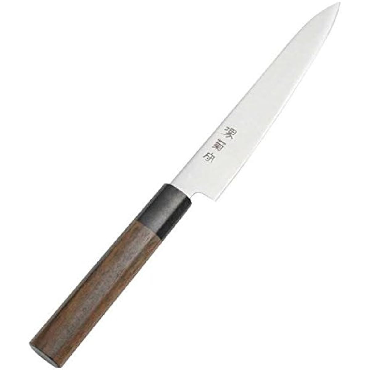 Sakai Kikumori (molybdenum steel) Japanese style rosewood pattern petty knife 15cm