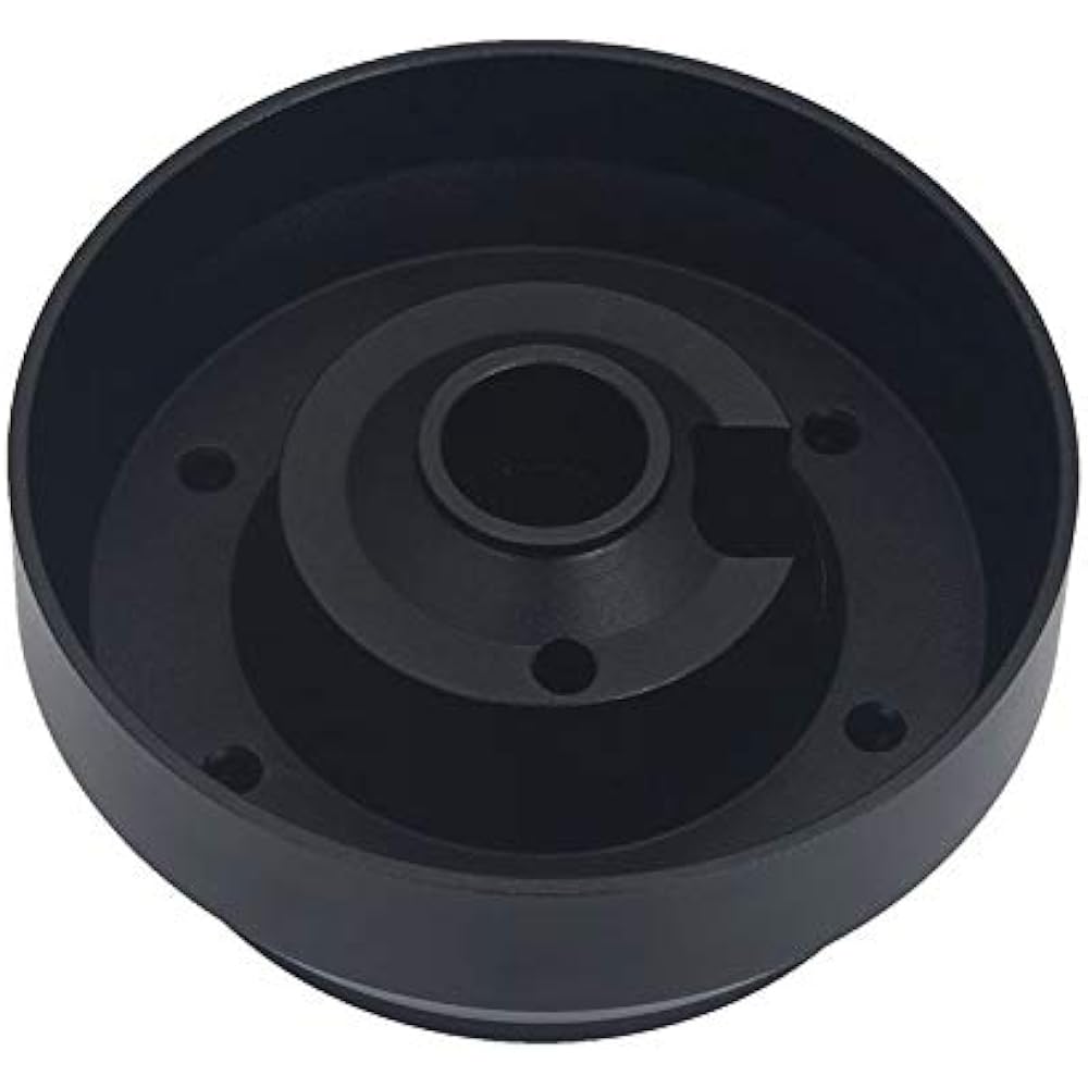 KYOSTAR Black Aluminum Steering Wheel Short Hub Adapter Quick Release Boss Kit GM DODGE BUICK 170H 8333#For