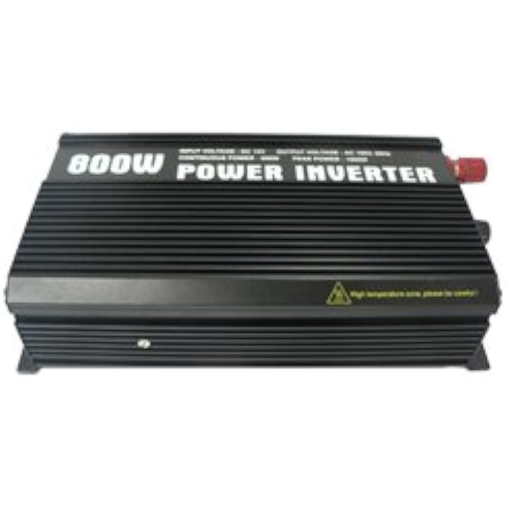 <Safe for disaster prevention> Rated 800W! Converts from DC12V to AC100V!! Car to home power supply DC-AC inverter