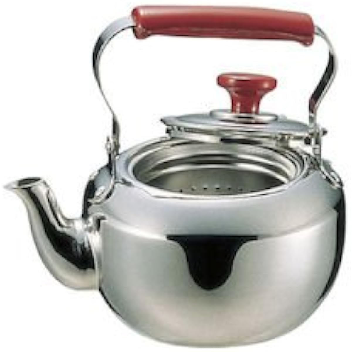 MARUTAMA Tamatorado 18-8 Teapot (with Tea Koshi) 1L 412-B