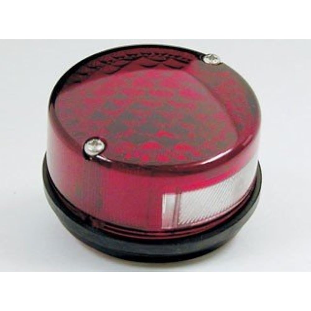 Kijima Motorcycle Bike Parts Tail Lens Set Round R for Spart Tail Red 217-4103