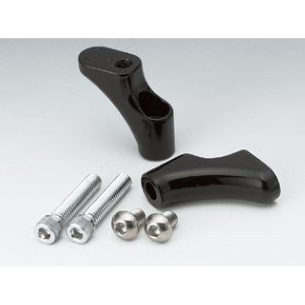 Kijima Motorcycle Bike Parts Meter Moving Stay Sportster Model ('92-'11)/Dyna Model ('92-'05) Diecast/Black 2 Pieces HD-01949