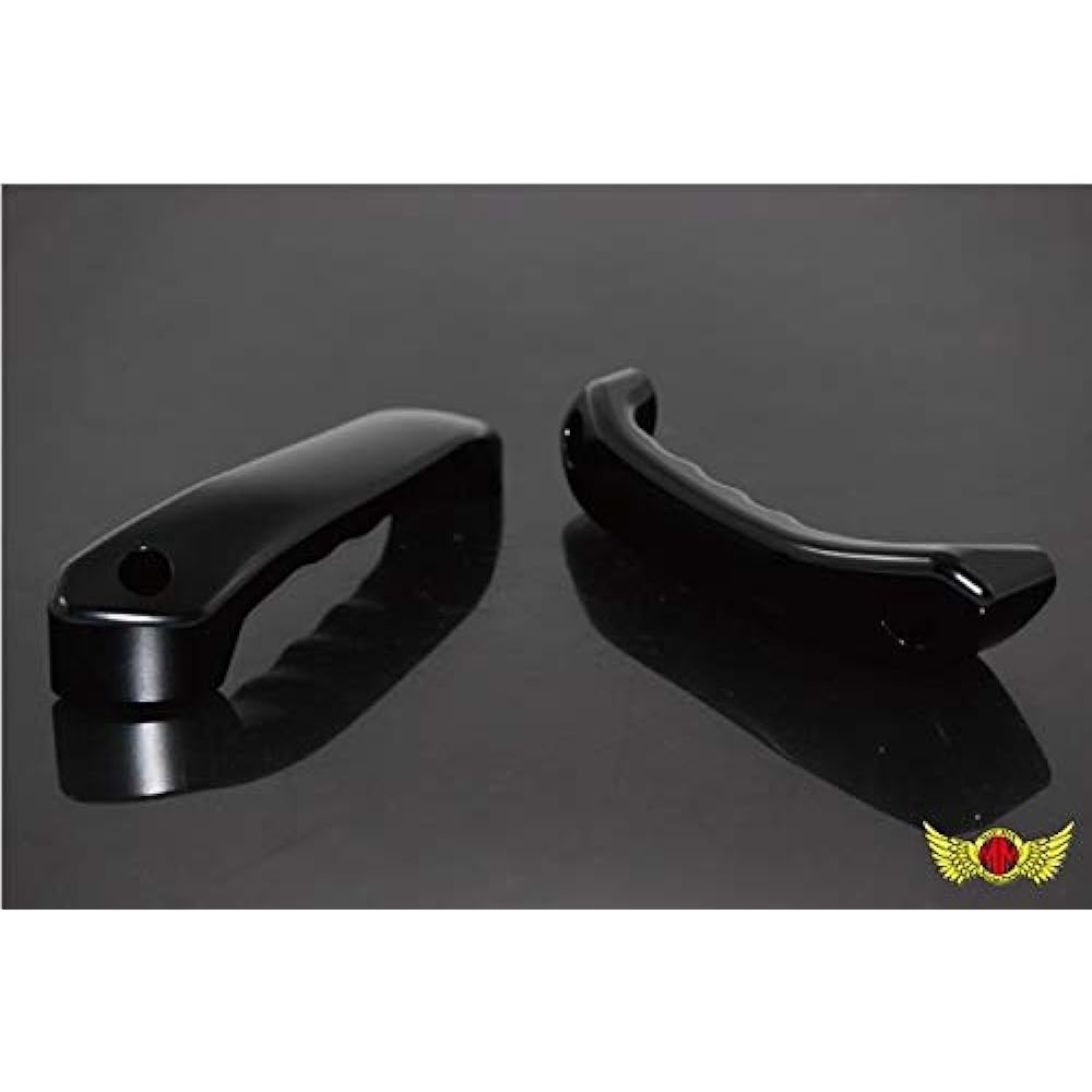 Suzuki Carry Aluminum Inner Door Grip Black Driver Passenger Seat Set of 2