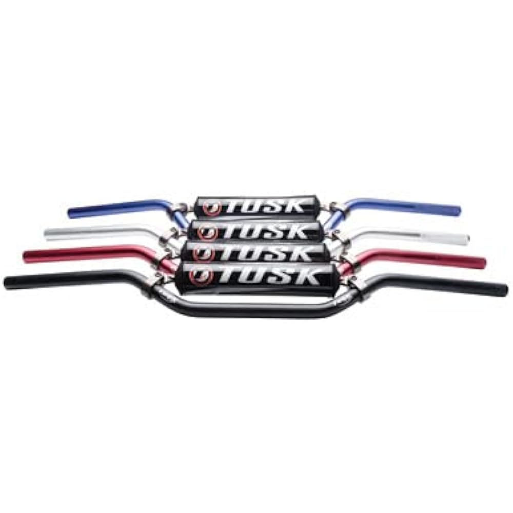 TUSK T-10 aluminum 7/8 inch handlebar CR high bend black