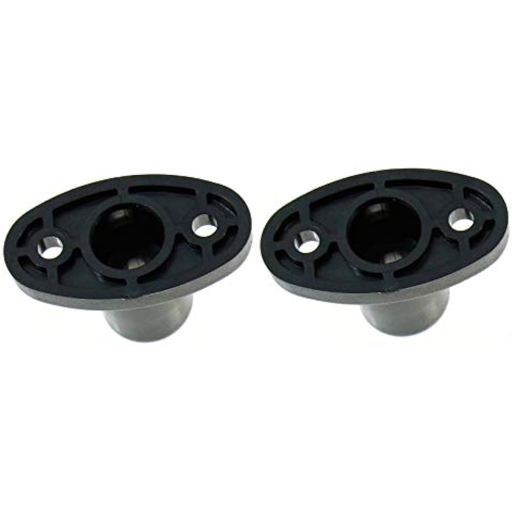 APDTY 035642-Plastic Sun Viser Hinge Bracket Kit
