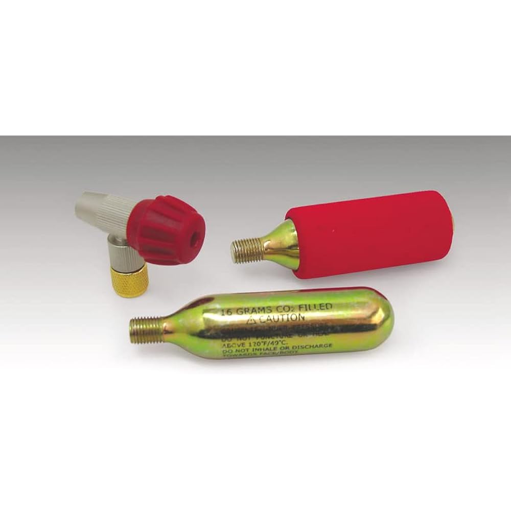 Kijima Motorcycle Bike Parts Air Pump Air Cylinder Set Joint & 2 Gas Cylinder Portable 302-320