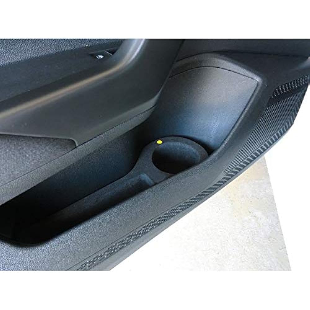 C/Asport Drink Holder & Booklet Holder Set VW Polo (AW) Black CAVW062