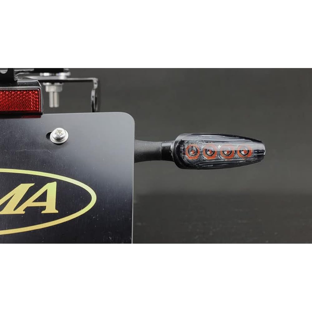 Kijima Motorcycle Motorcycle Parts LED Turn Signal High Brightness 4 LED Smoke Lens Specification E Mark Obtained 219-5193