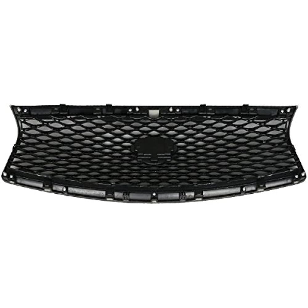 IKON Motorsports, Grill compatible 2015-2017 INFINITI Q50 All Jeer Style ABS Black Front Bumper Food Mesh 2016