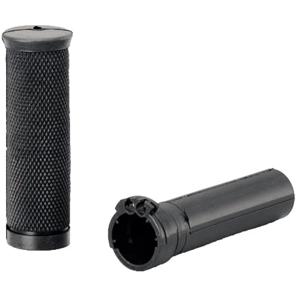 Kijima Motorcycle Bike Parts Slim Grip Sports Type with Throttle Pipe φ34x116mm Harley Black HD-04720