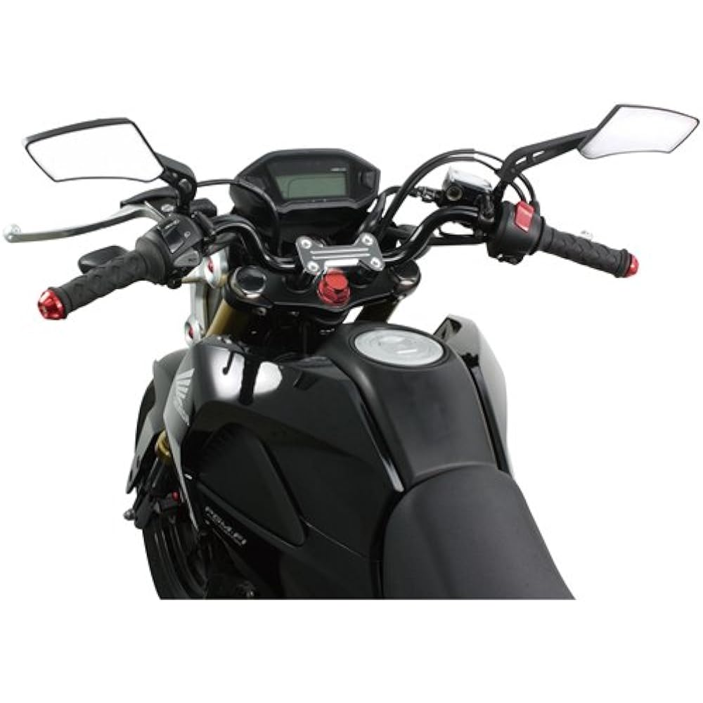 HURRICANE Handlebar Forward Conch 2 Type φ7/8 inch Black for Grom HB0038B-10