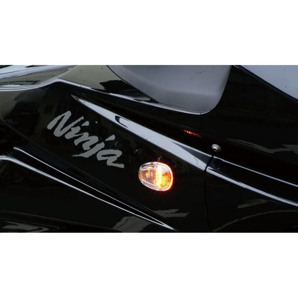 Kijima 219-3032 LED Turn Signal Light Kit, Clear, for Ninja 250R