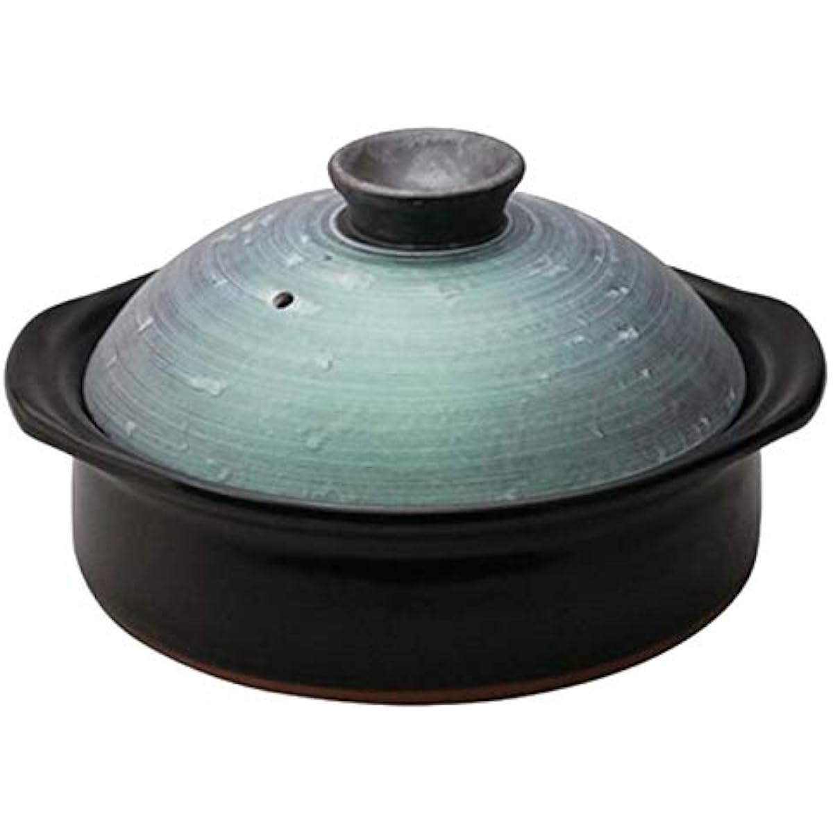 Made in Japan Rust Squeeze Luster Green No. 6 Ceramic Processed IH Earthen Pot 72081852