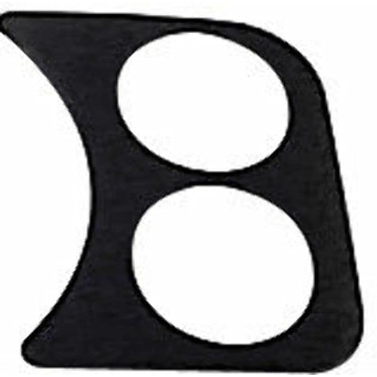 2 Gauge hole panel, black, Dune buggy VW Bahabug.