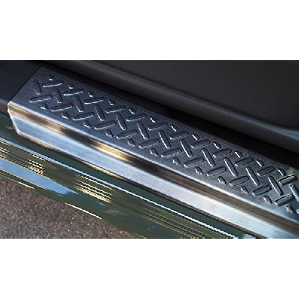 Samurai Produce Suzuki Jimny JB64 Jimny Sierra JB74 Side Step Scuff Plate Banded Steel Plate 2P Black Hairline