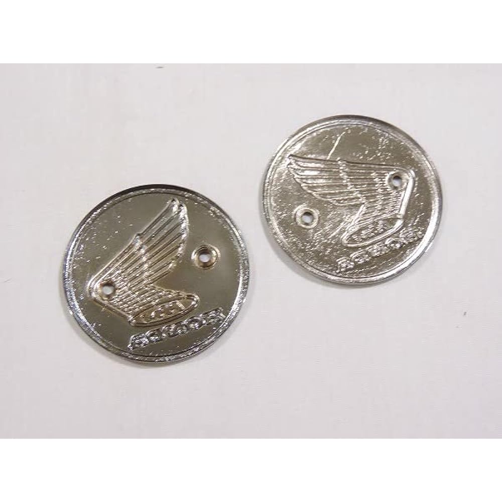 ENZO Honda Fuel Tank Emblem Diameter 60mm Black Black Motorcycle Cub