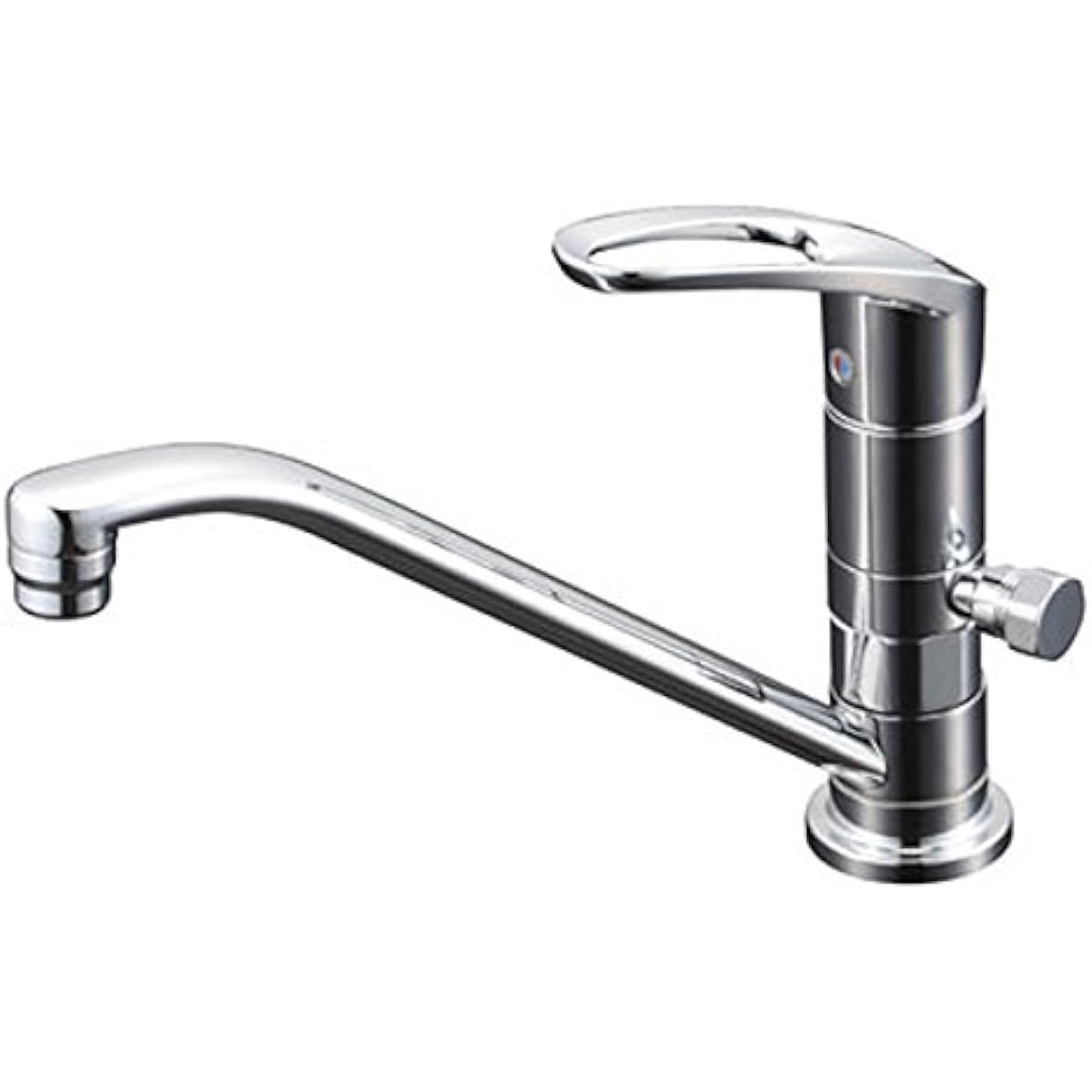 KVK Single Lever Mixing Faucet with Mounting Hole for Sink with Branch Hole (Water Supply/Hot Water Supply) KM5011UTTN