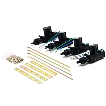 BILTEK CX-402 Universal Centrald Alock & unlock conversion kit (4 actuators for 2, 3, 4 cars for truck doors)