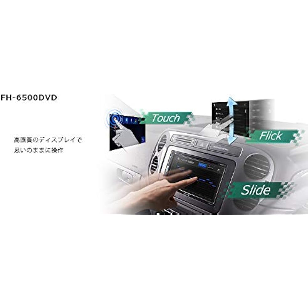 Pioneer Display Audio FH-6500DVD 6.8 inch 2DIN CD DVD USB Bluetooth iPod iPhone AUX DSP Carrozzeria