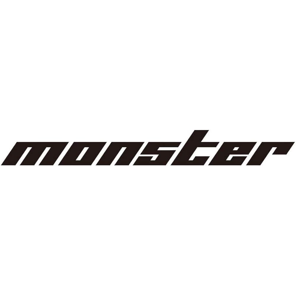MONSTER SPORT cut letter sticker large black 745×90mm 896134-0000M
