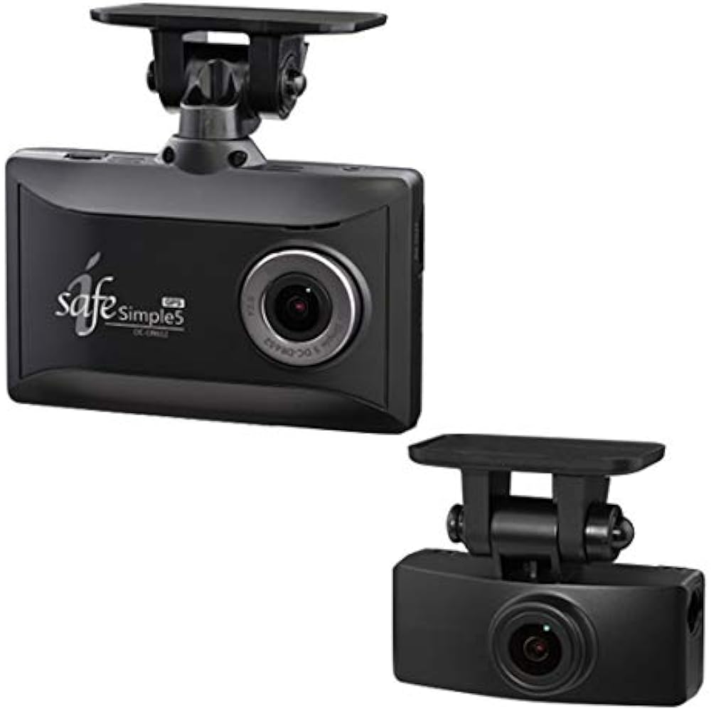 Comtech Denso Front and rear 2 camera drive recorder GPS equipped Denso isafe Simple5 DC-DR652