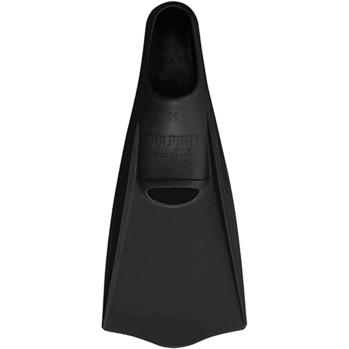 AQA Marine Sports Fin Dolphin Color Black (01) M KF2118K