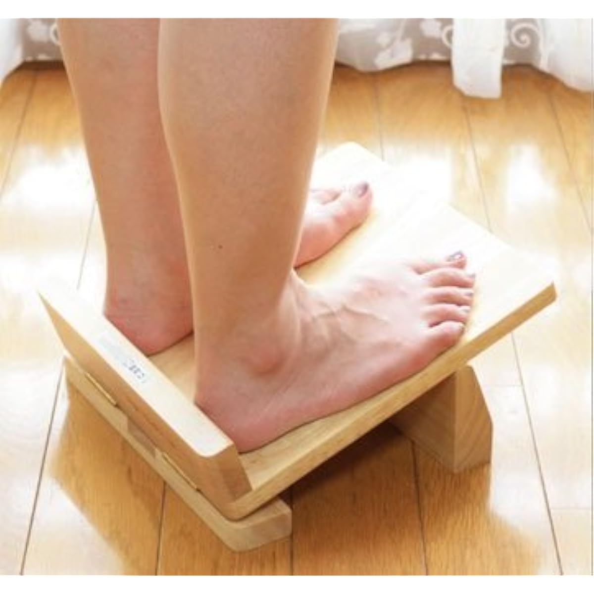 ISM Natural Wood Ankle Stretch Board Ankle Stretch Board 30 x 28 x 8.5 cm