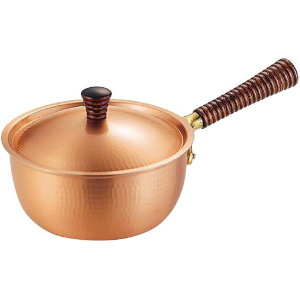 Shinko Metal One Hand Pot, Copper 18cm Doraku Magokoro Denshin MD-0102