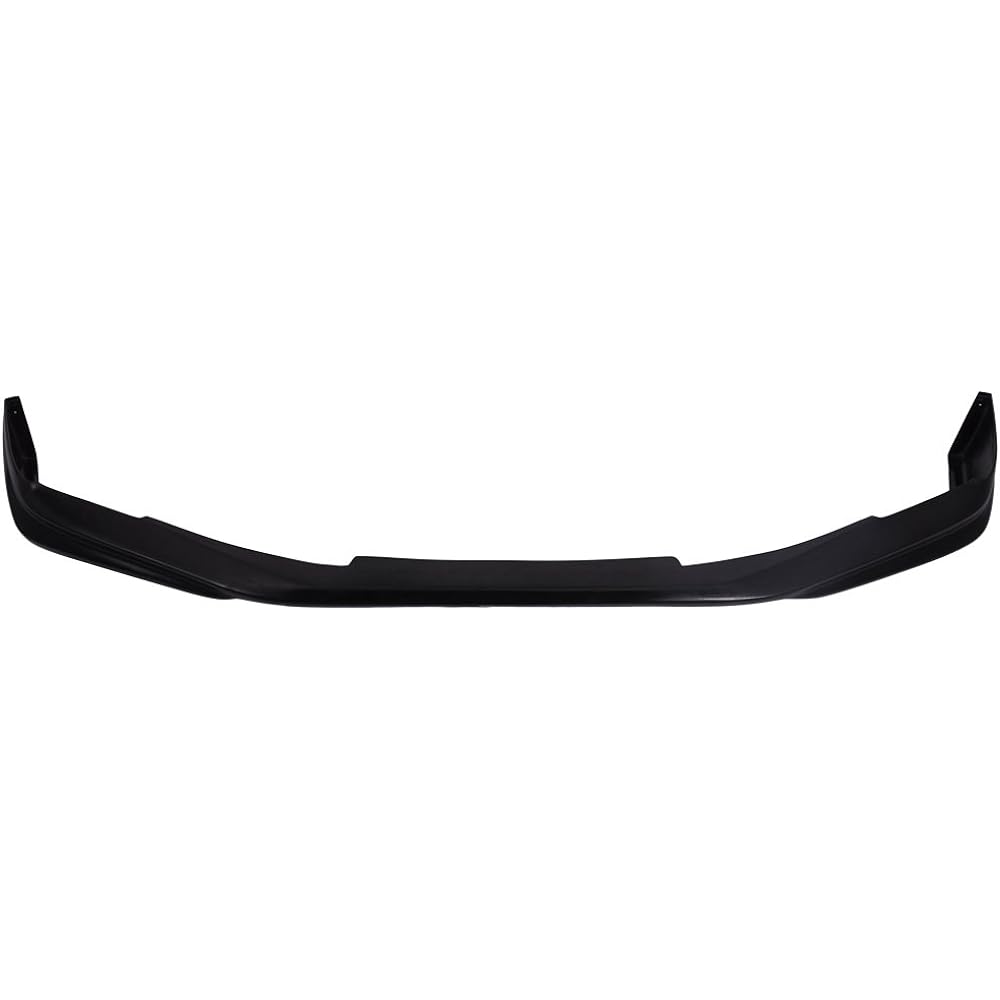 IKON Motorsports Front Bumper Lip 2013-2015 Honda Civic Compatible IKON Style Black PU Front Trip Finisher Bottom Spoiler Add On 2014