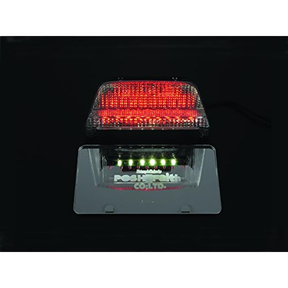 POSH Motorcycle Supplies LED Tail Lamp ZRX400/ZRX1100/ZRX1200(-'08) Clear 071090-91